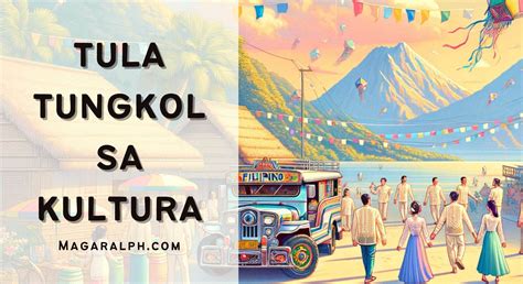 design para sa tula|Tula Tungkol sa Kultura (6 Halimbawa) — MagaralPH.